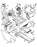 Dryer-motor, blower & belt