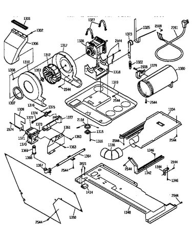 Dryer-motor, blower & belt