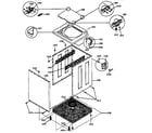 GE WSM2780TBWAB washer cabinet diagram
