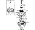 GE WSM2780TBWAB transmission assembly diagram