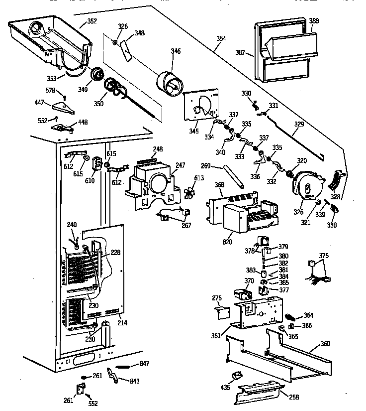 Freezer section