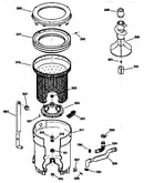 Tub, basket & agitator