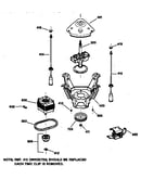 Suspension, pump & drive components