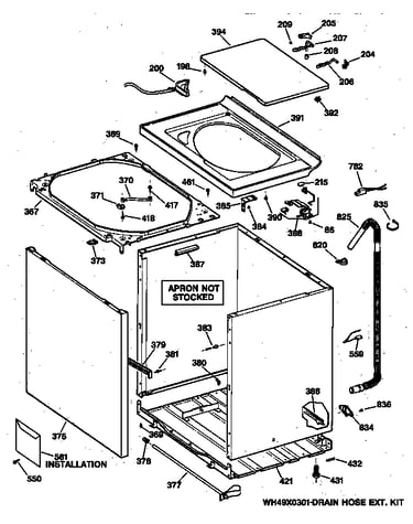 Cabinet, cover & front panel