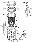 Tub, basket & agitator