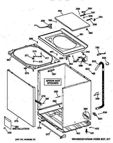 Cabinet, cover & front panel