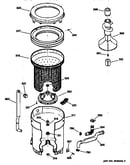 Tub, basket & agitator