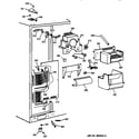 GE TPJ24BIZCWW freezer section diagram