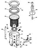 Tub, basket & agitator
