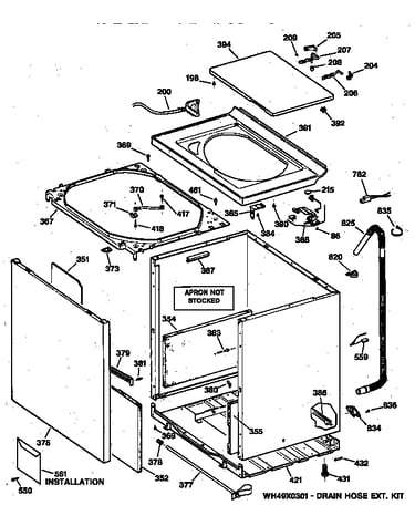 Cabinet, cover & front panel