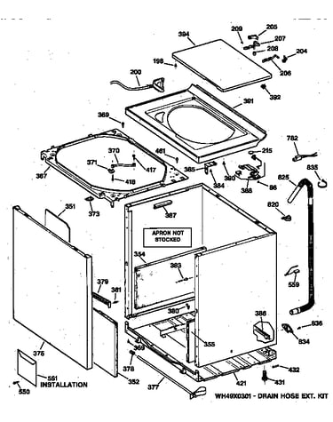 Cabinet, cover & front panel