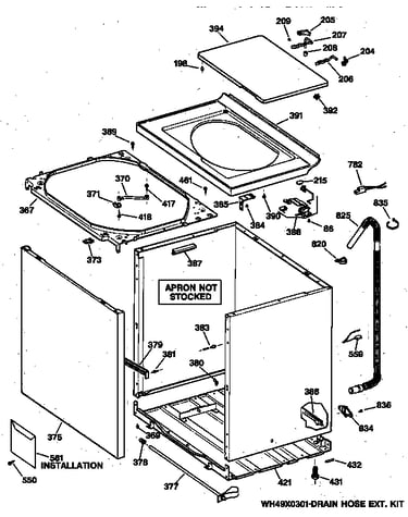 Cabinet, cover & front panel