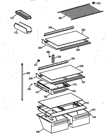Shelf parts