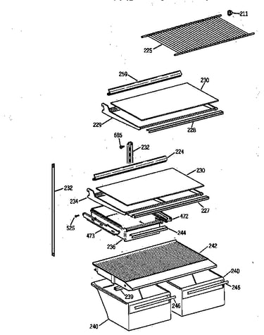 Shelf parts