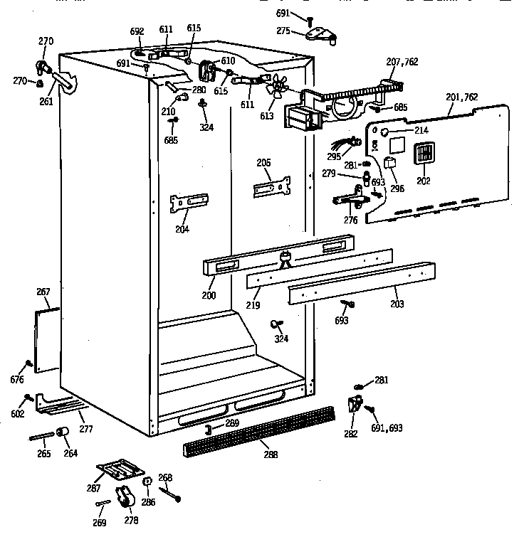 Cabinet parts