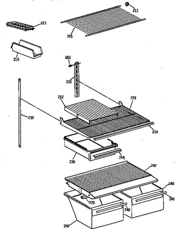 Shelf parts