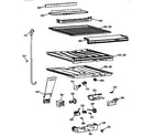GE MTX18BAXQRWH compartment separator parts diagram