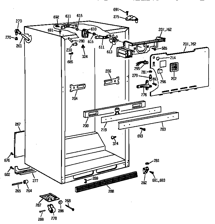 Cabinet parts