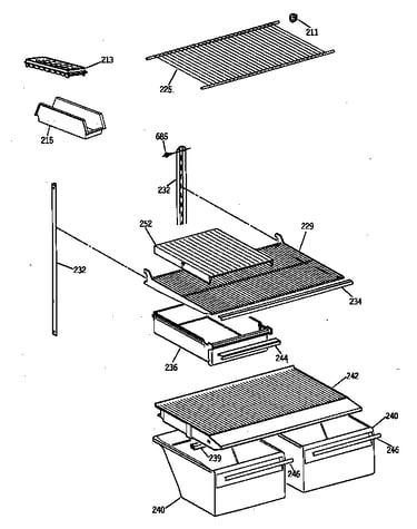 Shelf parts