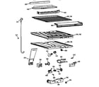GE MTX18EAZLRWW compartment separator parts diagram