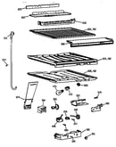 Compartment separator parts