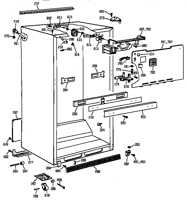 Cabinet parts