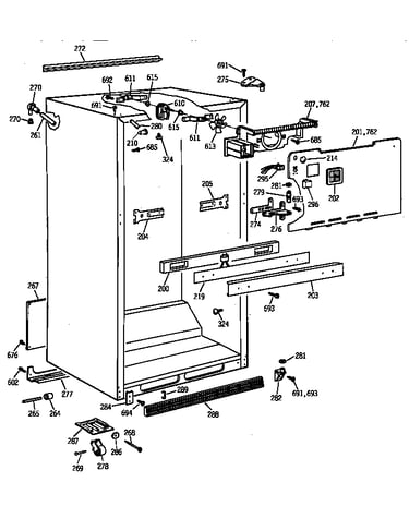 Cabinet parts