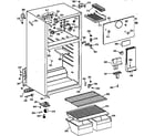 GE TBX16SSZFLWH cabinet diagram