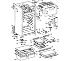 GE TBX16JAZFRAD cabinet diagram