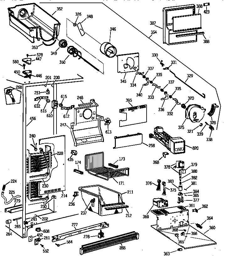 Freezer section