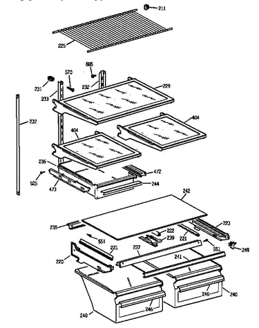 Shelf parts