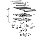 Hotpoint CTX21GIBBRWW compartment separator parts diagram