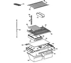 GE MTX21EABBRWW shelf parts diagram