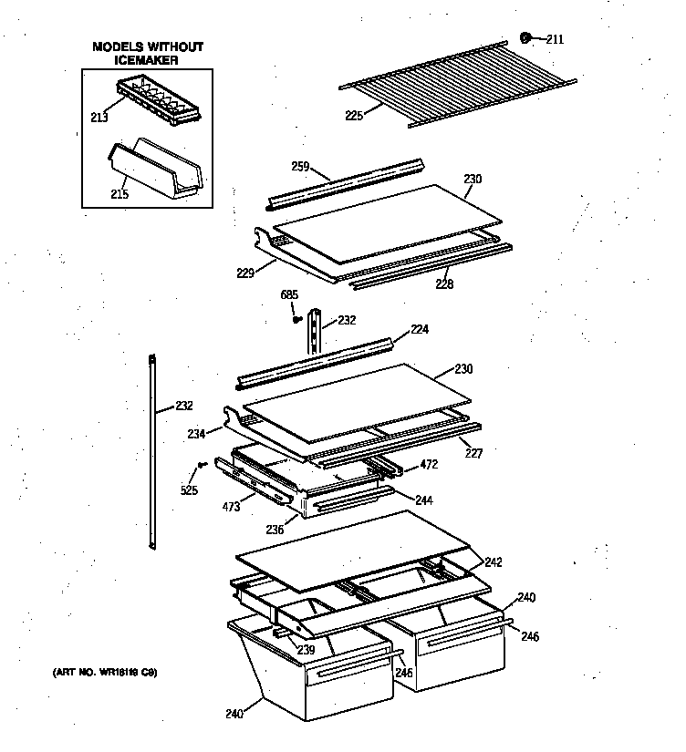 Shelf parts