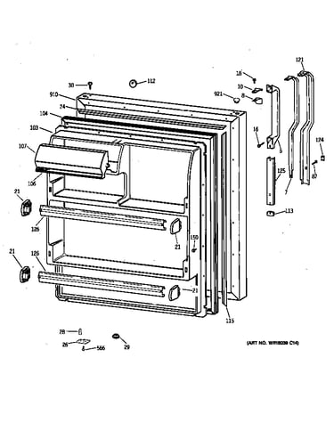 Fresh food door
