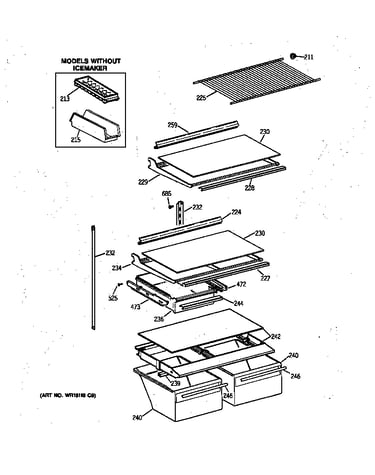 Shelf parts