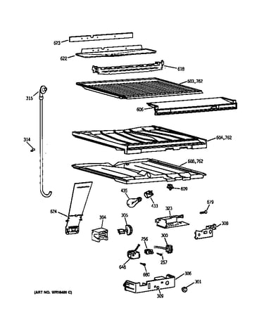 Compartment separator parts