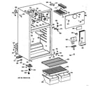 GE TBX16SYZGRWH cabinet diagram