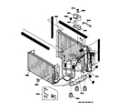 GE AJES12DCM1 condenser assembly diagram