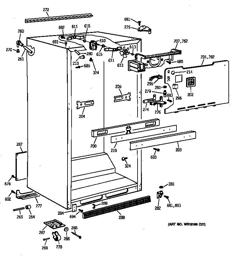 Cabinet parts