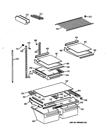 Shelf parts