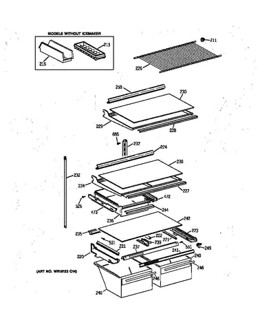 Shelf parts