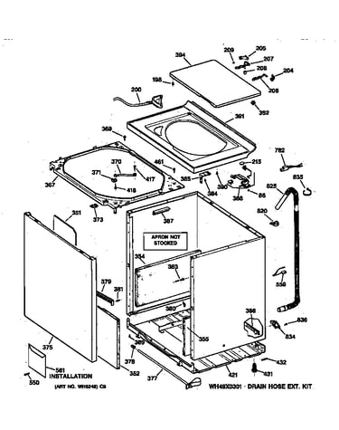 Cabinet, cover & front panel