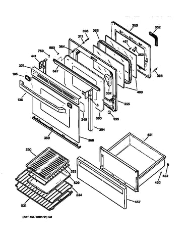Door & drawer parts