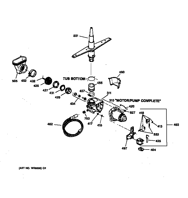 Motor-pump mechanism
