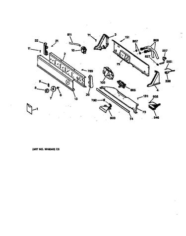 Controls & backsplash
