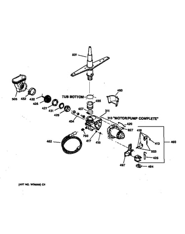 Motor-pump mechanism
