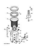 Tub, basket & agitator