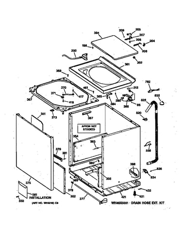 Cabinet, cover & front panel