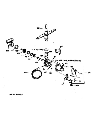 Motor-pump mechanism